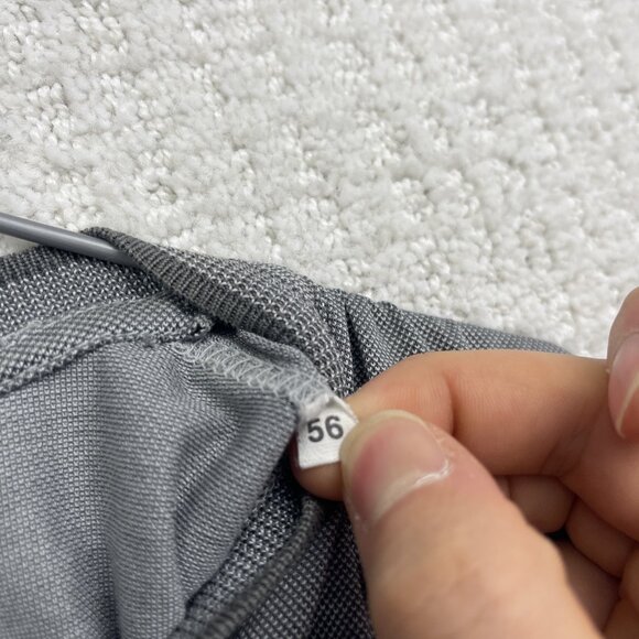 Ferrante T-Shirt Mens 56 Grey Golf Casual Made in Italy V-neck Short Sleeve - Picture 8 of 16